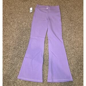 NWT Old Navy High-Waisted PowerChill Crossover Flared Leggings for Girls sz M(8)